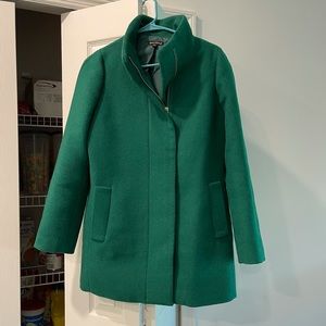 J. Crew Mercantile Zip-Up Dress Wool Coat